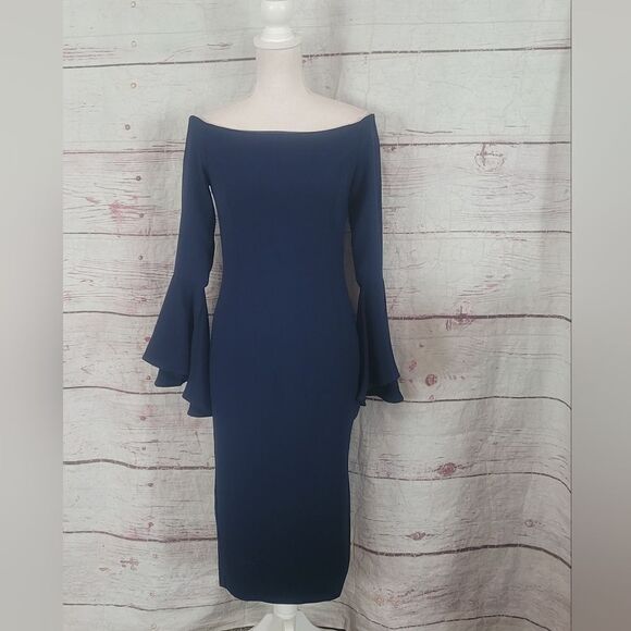 Bardot Solange Off The Shoulder Dress Size 4 NWT - Picture 3 of 9